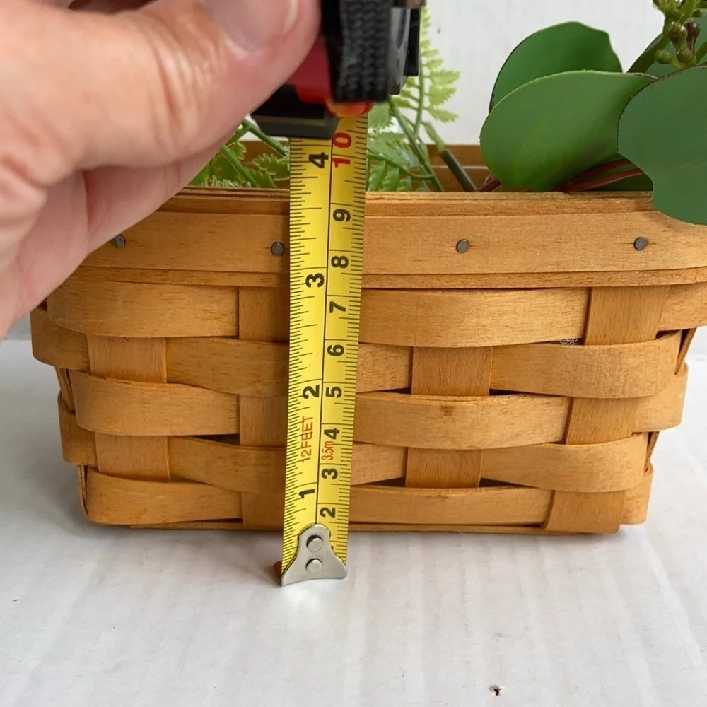 Vintage Longaberger small rectangular basket liner